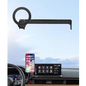 MaserWeller Car Phone Holder for Honda Passport/Pilot 2026 Accessories 12.3-Inch Screen Fixed Clip, 360° Rotation Phone Mount Compatible with MagSafe, Cell Phone Holder that Does Not Affect Air Vent