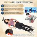 Electric Traction Machine for Neck and Back, Home Spinal Decompression Device for Lower Back Pain Relief, Non-Inversion Design spine stretcher for Safer Daily Use,Lumbar Traction Decompression Table