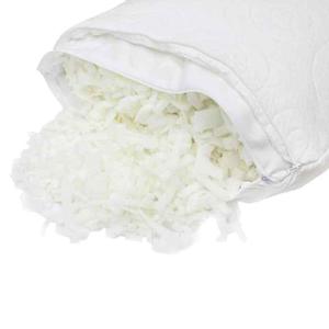 Holy Lamb Organics Woolly Shredded Memory Foam, Pack Of 4, Three Pillow Size Is 22"x20"x4", Small Pillow Size 22"x11"x3"