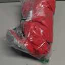 Doglay Dog Jacket Waterproof Dog Coat with Harness Built in, Christmas Puppy Winter Coat Reflective Turtleneck Puffer Snow Jackets for Small Medium Large Dogs (Red)