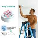 Indoor Hidden Camera HD 1080P Wireless Small Nanny Cam with 5000mAh Battery 360° Adjustable Lens App Live Feed for Home/Baby/Pet Security