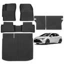 Naibeve Floor Mats for 2019-2025 2026 Nissan Altima - All Weather Custom Fit for Nissan Altima Floor Mats Liners and Cargo Liner Accessories
