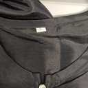 Silk Short Sleeve Zip-up Black, L