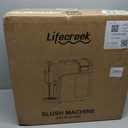 Lifecreek 98oz Slushie Machine for Home with No Ice Needed, 6 Preset Programs, Self-Cleaning Function, Quiet Operation, Perfect for Making Frozen Margaritas, Milkshakes, Smoothies, Frappes,Blue