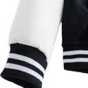 babyhealthy Women's Men's Varsity Baseball Jacket Casual Letterman Bomber Jacket Windbreaker Lightweight Jacket Coat (Green, L)