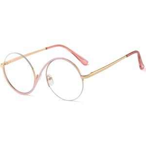 Fashion Half round Reading Glass For Women Half-Rim Eyeglass Frame Large lens