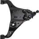 TRQ Front Right Lower Control Arm with Ball Joint Steel Compatible with 2004-2012 Chevrolet Colorado 2004-2012 GMC Canyon 2006 Isuzu i-280 2007-2008 i-290 2007-2008 i-370