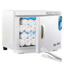 Hot Towel Warmer Cabinet with LED Light - JXSDLIY 23L Large Capacity Towel Cabinet for Bathroom 2-in-1 Professional Hot Towel Warmers for Facials SPA Massage Salon Heats Up Quick Towel Heater (white)