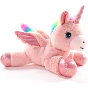 Sew Butiful Unicorn Stuffed Animal, 12in/30cm, Cute Plushies for Girls, Stuffed Unicorn Plush Birthday Gifts Soft Plush Toys Set for Baby, Toddler, Girls, Kids, Decor (New_pink)
