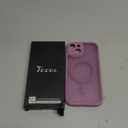 TOCOL Magnetic for iPhone 15 Case, Upgraded Full Camera Protection, Compatible with Magsafe, 15FT Drop Protection, Translucent Matte Back Phone Cover 6.1 inchLilac Purple