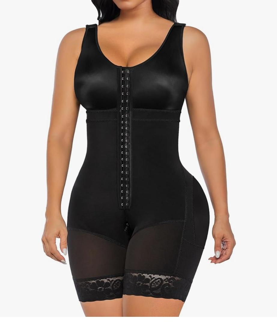 SHAPERX Women's Fajas Colombianas Tummy Control Shapewear Postpartum Full Body Shaper Butt Lifter Bodysuit. XL
