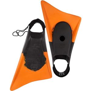 Churchill Makapuu PRO Floating Fins | Comfortable Fit Fins | Tether & Ankle Strap Included | Patented Dolphin Tail Swimfins | Made of 100% Natural Gum Rubber | Swimming, Surfing (Medium)