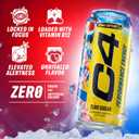 C4 Energy Carbonated Zero Sugar Energy Drink, 200mg Caffeine Frozen Bombsicle, 16 Fl Oz (Pack of 12) (EXP 06/30/27)