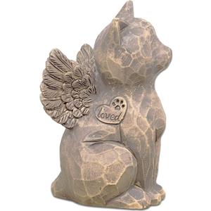 Cat Angel Memorial Figurine, Cat Memorial Gifts, Losing a Cat Sympathy Gift, Cat Gifts for Cat Lovers, Passed Away Cat Gift, Sculpted Hand-Painted Figure