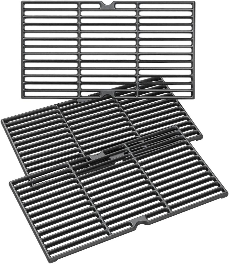 SafBbcue 15202031 Cooking Grates Replacement for Oklahoma Joes Grill Parts 15202031-63 19202096 Grill Grill Chef BM2000 FL2000 GBC1088WB Grids -Cast Iron