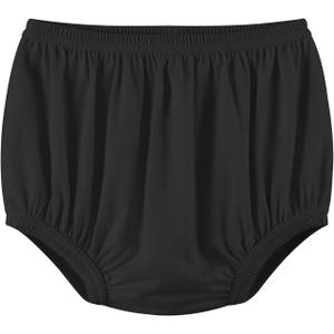 Adult Diaper Cover for Incontinence Noiseless Leak-Protection Underwear Plastic Pants Over Diapers Waterproof Rubber Pants (Black, 2XL(Woamn Size))