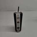 24oz Fully Studded Tumbler.Matte Black Studded Tumbler with Lid and Straw.Reusable Double Walled Insulated Travel Tumbler.Plastic Acrylic Pastel Colored Tumbler Cup for Iced Coffee Smoothie.