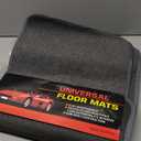 MUQIDA 4PCS Car Floor Mats, Anti-Slip Waterproof Car Carpets with Safety Heel Pad, Heavy Duty Floor Mat for All Weather Protection, Universal Trim to Fit for Sedans Trucks SUVs (Gray)