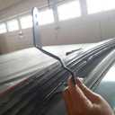 2 Pcs 52" Curved LED Light Bar Mounting Brackets for Upper Windshield - Fits 1999-2006 Chevy Silverado, Tahoe, Suburban, Avalanche & GMC Yukon Sierra