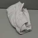 Biscaynebay Wrap Around Bed Skirts for Queen Size Beds Extra Short Drop of 9", White Elastic Dust Ruffles Easy Fit Wrinkle & Fade Resistant Silky Luxurious Fabric Solid Machine Washable