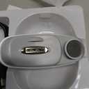 Easyclip Smart Nail Clipper - 3 in 1 Smart Electric Nail Clippers for Seniors, Baby and Adults,Polishing Clipper with LED Light,Suitable for Fingernail Toenails(White)