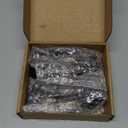 Dirt Bike Foot Pegs for Ebike Surron Light Bee X S, Color Prickly Peg,Motorcycle Aluminum Alloy Pedal for Segway X160 X260/Talaria X3 X4/E Ride PRO SS,Black Body with Silver Spikes