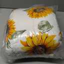 Loussiesd Kids Sunflower Fleece Throw Blanket Floral Print Sherpa Blanket for Bed Sofa Bedroom Decor Yellow Flowers Pattern Plush Blanket Botanical Yellow White Fuzzy Blanket Queen 90x90 Inch