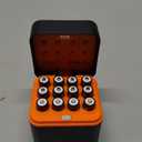 12 Pack Rechargeable Lithium AAA Batteries Kit, 1.5V 1300mWh Triple A Batteries Li-ion with 12-Slot Fast Charging Case, 1600+ Cycles, No Power Drop, Long-Lasting for High-Drain Devices