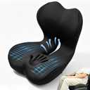 Memory Foam Car Seat Cushion, Ergonomic Coccyx Cushion for Tailbone & Back