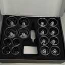 MUCHOO Cupping Set Professional Chinese Acupoint Cupping Therapy Sets Portable, Suction Hijama Cupping Set with Vacuum Magnetic Pump Cellulite Cupping Massage Kit 22-Cup