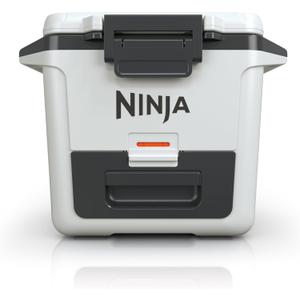 Ninja FB131WH FrostVault 30qt Hard Cooler with Dry Zone, Integrated Fridge-Temp Dry Storage Drawer, Premium Heavy-Duty Insulated Cooler, Keeps Ice for Days, Cloud White