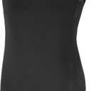 Girls' Swimwear Swimsuit Size 6-7 Years Black Back Cutout Bathing Suit Swimming for Pool Beach Activities