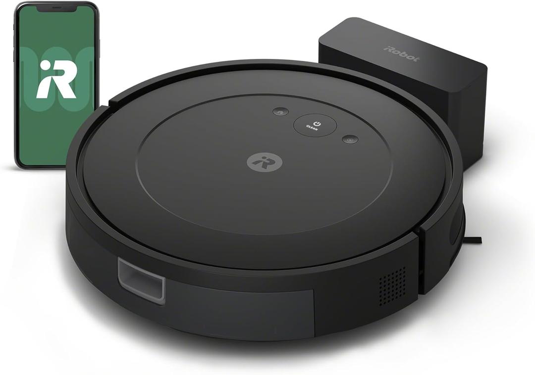 iRobot Roomba Vac Robot Vacuum (Q0120) - Easy to use, Power-Lifting Suction, Multi-Surface Cleaning, Smart Navigation Cleans in Neat Rows, Self-Charging, Alexa