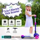 Gotrax SK1 Foldable Electric Scooter, 3 Wheels for Kids Ages 4+, Gifts