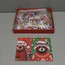 500 Piece Christmas Jigsaw Puzzles for Adults, Winter 2025 Jigsaw Animals 15 Pieces Puzzles Presents