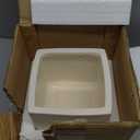 White Square Pot