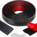 118 Inch x 1.57 in Peel and Stick Wall Molding Trim Black Chair Rail Panel Flexible Self Adhesive 3D Crown Moulding Trim for DIY Home Wall Decor Mirror Protection Door Cabinet Frame (Stylish)