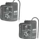 2 Pack Quality Replacement Blood Pressure Extra Large Cuff Compatible with Omron BP Monitors 22-52CM Big Arm, Universal 4.6mm Interface Adjustable XL Blood Pressure Cuff for Adult Big Arms Home Use