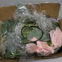 TELDRASSIL 4Pcs(26 FT) Artificial Rose Vine Fake Flower Garland Fake Silk Rose Hanging Vine for Wedding Party Background Arch Garden Background Decoration (Pink)