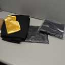 Graduation Gown and Cap with Tassel and 2026 Year Charm - Golden 72" Stole - Black Diploma Holder | Custom