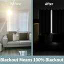BGment Grey Blackout Curtains for Bedroom - Black Out Curtains 63 Inch Long Thermal Insulated Grommet Total Room Darkening Window Drapes for Living Room, 2 Panels, 42 x 63 Inch