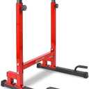 ProsourceFit Dip Stand Station, Heavy Duty Ultimate Body Press Bar with Safety Connector for Tricep Dips