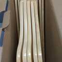 StorageWorks Wooden Hangers 20 Pack, Wood Coat Hangers for Closet, Heavy Duty Clothes Hangers for Suits, Shirts, Pants, Jackets, Natural Wood Color, MISSING 5