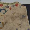 Artoid Mode Watercolor Nutcrackers Merry Christmas Decorative Kitchen Mats Set of 2, Home Party Low-Profile Kitchen Rugs - 17x29 and 17x47 Inch (Beige)