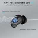 T33 Sleep Earbuds, Bluetooth 6.0 Noise Cancelling Sleep Headphones for Side Sleepers, ANC Up to 98%, Sleep Mode, 48H Playtime, Small Earbuds Comfort Fit for Sleeping, Travel, Work, Skin