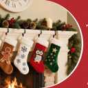 Christmas Stocking Holders Stocking Hanger of 8, Suitable for Festive Scene Decoration Hanging Kit (8pcs Black-2)
