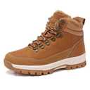 Ripord Mens Womens Winter Boots Warm Fur Lined Snow Boots Non Slip Winter Shoes, Size: 7