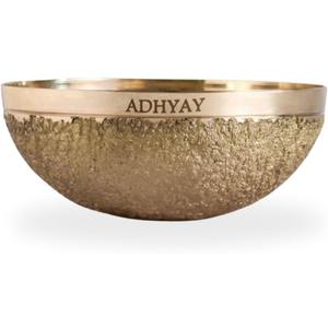 ADHYAY Kansa Vatki for Foot Massage (Bronze Bowl) Ayurvedic Detox Foot Massager and Therauptic Tool for Deep Cleaning Ancient Indian Technique