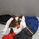 Spooktacular Creations Halloween Pirate Costume Kids, Boys Pirate Costume Set for Toddler Halloween DressUp, Themed Party (Small(5-7 yrs), Blue)