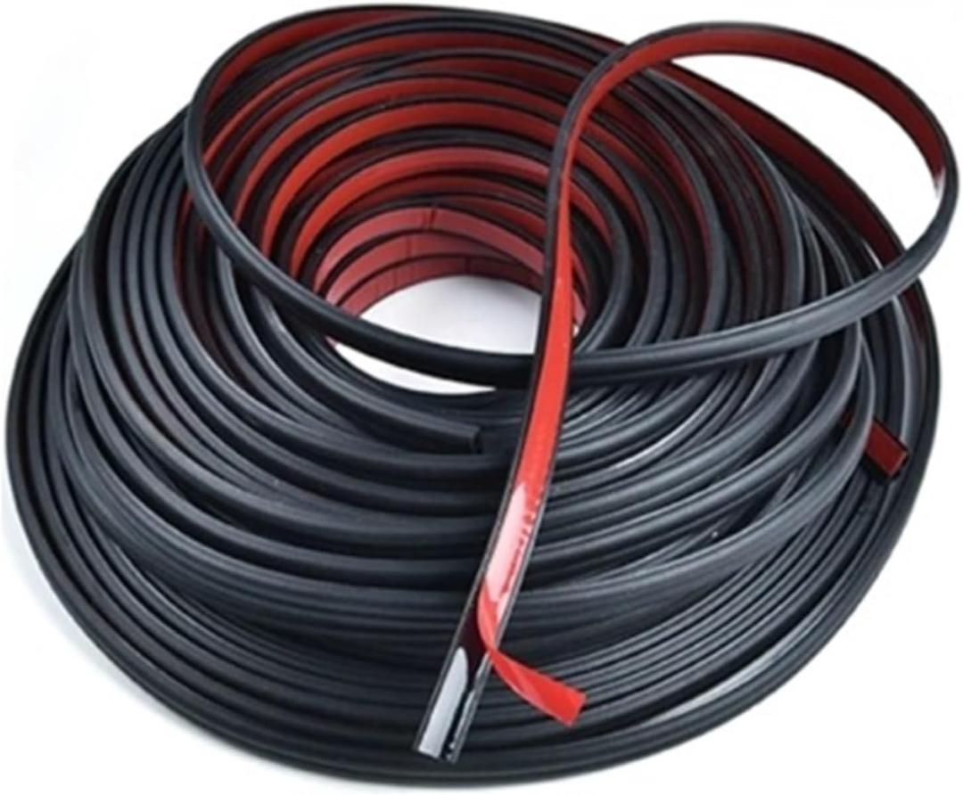 Car Door Soundproof Anti-Dust Seal Strip Car Door Seal Strip Universal Noise Insulation Truck Car Rubber Seals (8m)